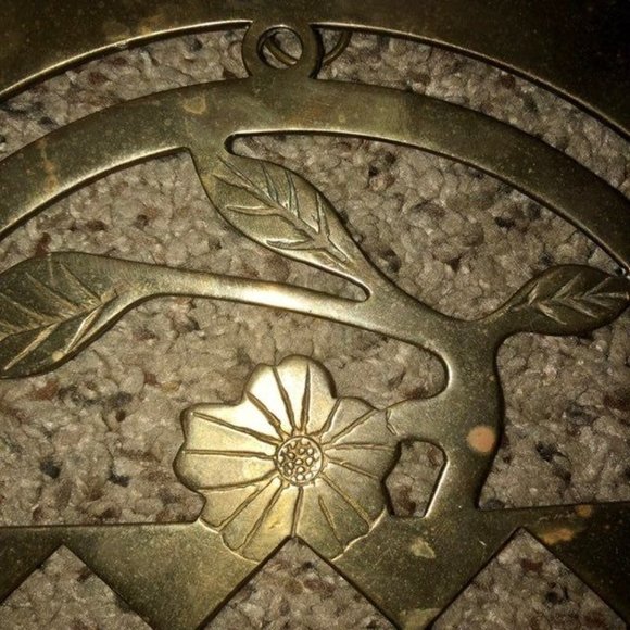 Brass Wall Candle Holder Used Some Wear - Picture 11 of 12